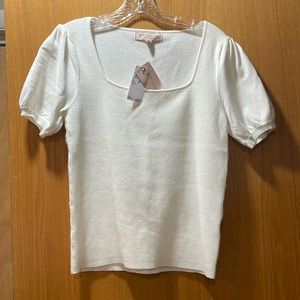 NWT white t shirt